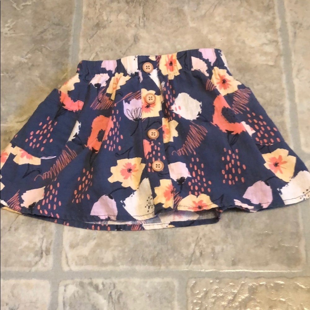 Art class toddler girl skirt with pockets
